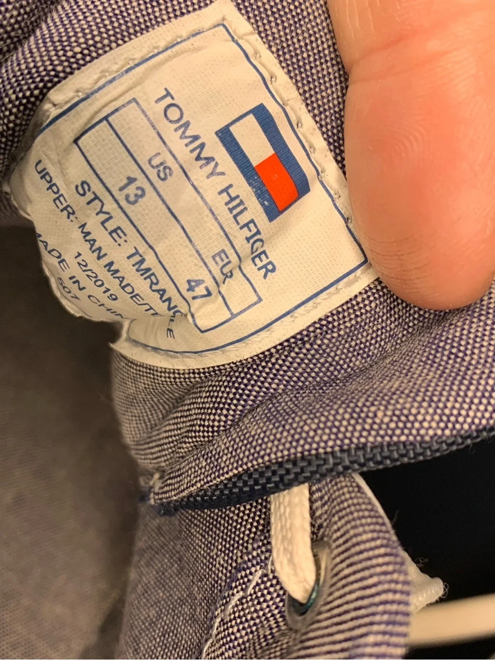 Tommy Hilfiger Men's Cream Leather Sneakers